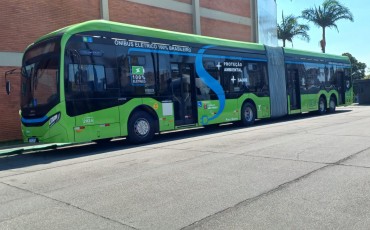 Ônibus articulado elétrico Eletra  entra em operação em São Paulo